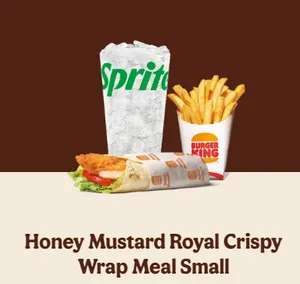 Honey Mustard Royal Crispy Wrap Meal (Small)