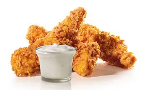 3 Piece Hand-Breaded Chicken Tenders (Tenders Only)