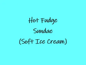 Chocolate Sundae - Large- (Soft Ice Cream)