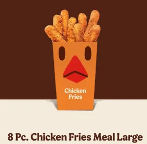 8 PC Chicken Fries Meal (Large)