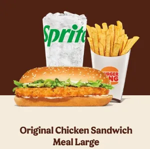 Original Chicken Sandwich Meal (Large)