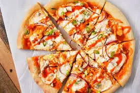 Buffalo chicken pizza.