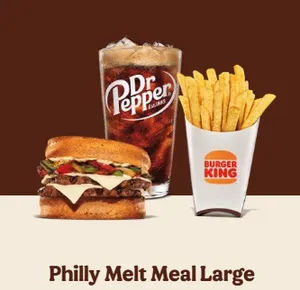 Philly Melt Sandwich Meal (Large)