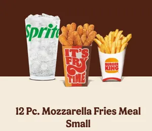 12 PC Mozzarella Fries Meal (Small)
