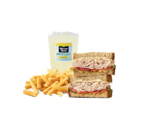 Roast Turkey and Swiss Sandwich Meal
