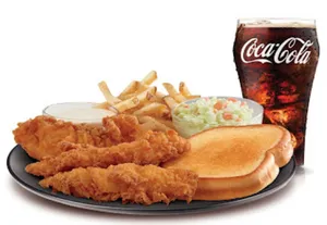 3 Piece Hand-Breaded Chicken Tender Platter (Small)