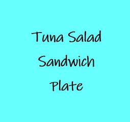 Tuna Salad Sandwich Plate