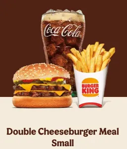 Double Cheeseburger Meal (Small)