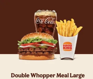 Double Whopper Meal (Large)