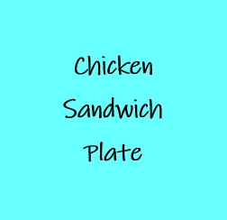 Fried Chicken Sandwich Plate