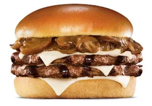 Double Mushroom and Swiss Burger (Burger Only)