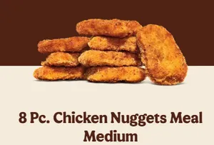 8 PC Nuggets Meal (Medium)