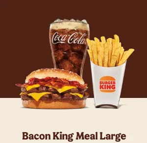 Bacon King Meal (Large)