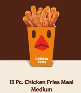 12 PC Chicken Fries Meal (Medium)
