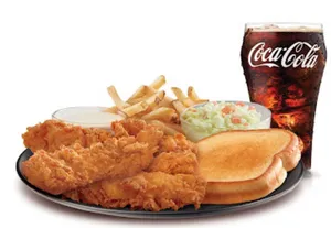 5 Piece Nashville Hot Hand-Breaded Chicken Tender Platter (Medium)