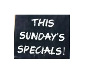 Sunday Special (10 am - 2 pm)