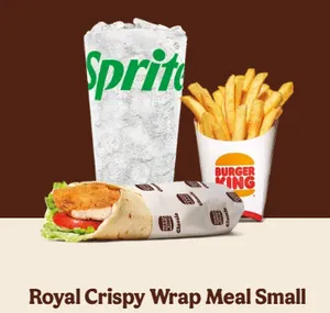 Royal Crispy Wrap Meal (Small)