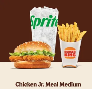 Chicken Jr. Sandwich Meal (Medium)