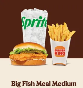 Big Fish Sandwich Meal (Medium)