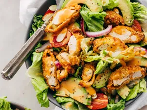 Grilled Or Fried Chicken Salad