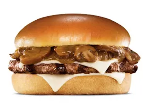 Mushroom and Swiss Burger (Burger Only)