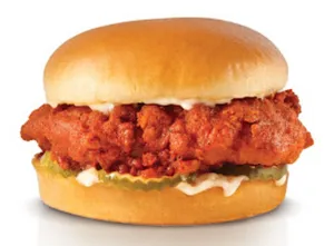 Nashville Hot Hand-Breaded Chicken Sandwich (Sandwich Only)