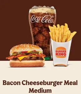 Bacon Cheeseburger Meal (Medium)
