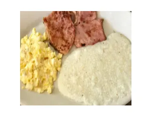 2 Eggs with Regular Ham (Breakfast Plates)