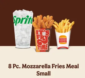 8 PC Mozzarella Fries Meal (Small)