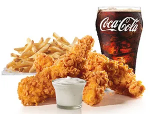 3 Piece Hand-Breaded Chicken Tenders Combo (Small)