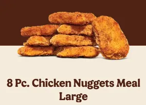 8 PC Nuggets Meal (Large)