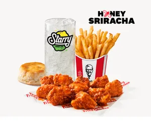 10 Pc Saucy Nuggets Combo (Honey Sriracha)