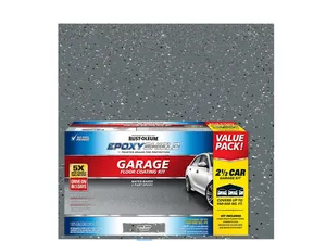 240 oz. Dark Gray Gloss 2.5-Car Garage Floor Kit