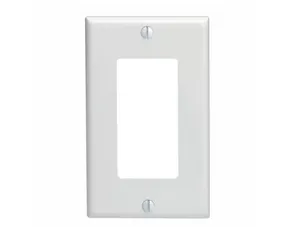 1-Gang White Decora/Rocker Plastic Standard Wall Plate (10-Pack) 80401-WMP