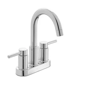 Centerset 2-Handle High-Arc Bathroom Faucet in Chrome from Glacier Bay