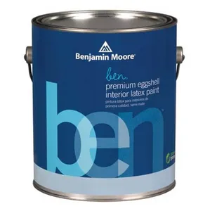 Benjamin Moore, Eggshell Finish Ben Waterborne Interior Paint, 1 gal