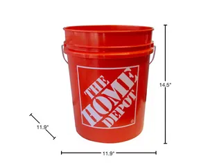 5 Gallon Orange Homer Bucket