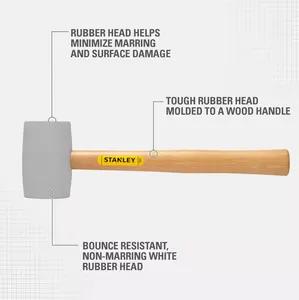 White Rubber Mallet