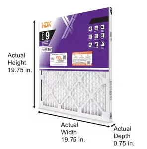 Superior Air Filter FPR 9, MERV 12, 20 in. x 20 in. x 1 in.