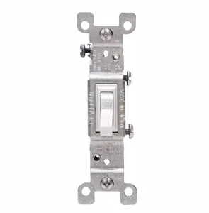 15 Amp Single-Pole Switch, White (10-Pack) 1451-2WM