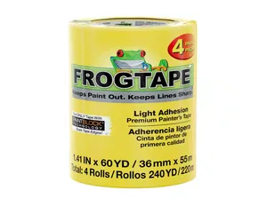 Yellow Painter's Tape with Paint Block (4-Pack)