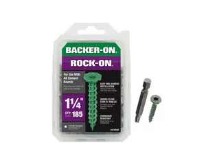 Cement Board Screws 1-1/4 in. (185-Pack)
