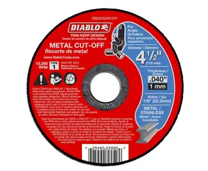Metal Cut-Off Disc 4-1/2 in.