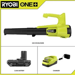 Leaf Blower/Sweeper with 2.0 Ah Battery and Charger