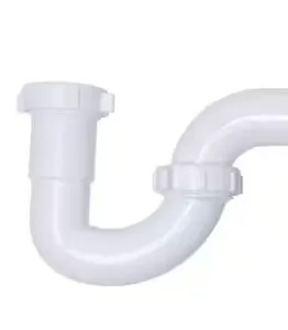 1-1/2 in. White Plastic Sink Drain P- Trap
