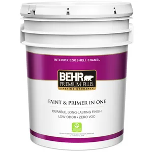 White Paint Eggshell Enamel Behr 1 Bucket