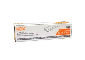 Painters Plastic Sheeting 12 ft. W x 400 ft. L 0.31 mil High Density