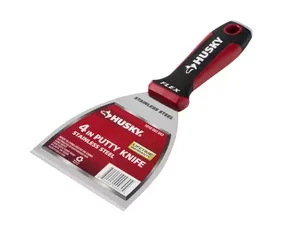 Putty Knife with Flexible Stainless Steel Blade