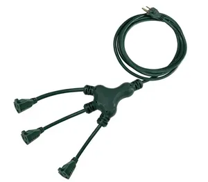 40 ft. 16/3 Multi-Directional Outdoor Extension Cord, Green