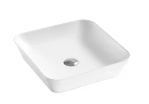 DAX Ceramic Square Bathroom Vessel Basin (17" x 17") (DAX-CL1468)